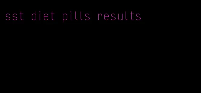 sst diet pills results